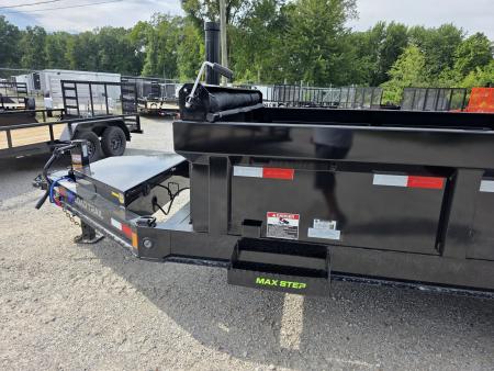 New 2027 Load Trail 83X16 14K TELESCOPIC DUMP TRAILER 24" SIDE 7 GAUGE FLOOR COMMERCIAL 83 X 16 Dump Trailer