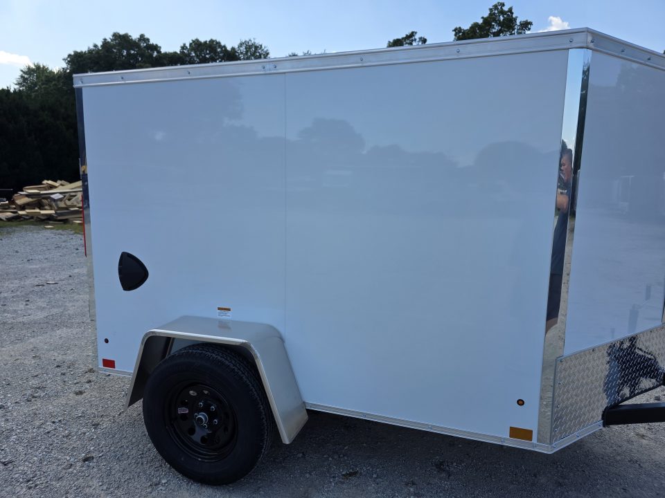 New 2026 Cross Trailers 5X8 screwless RAMP DOOR CARGO ENCLOSED TRAILER 5 X 8 Cargo / Enclosed Trailer
