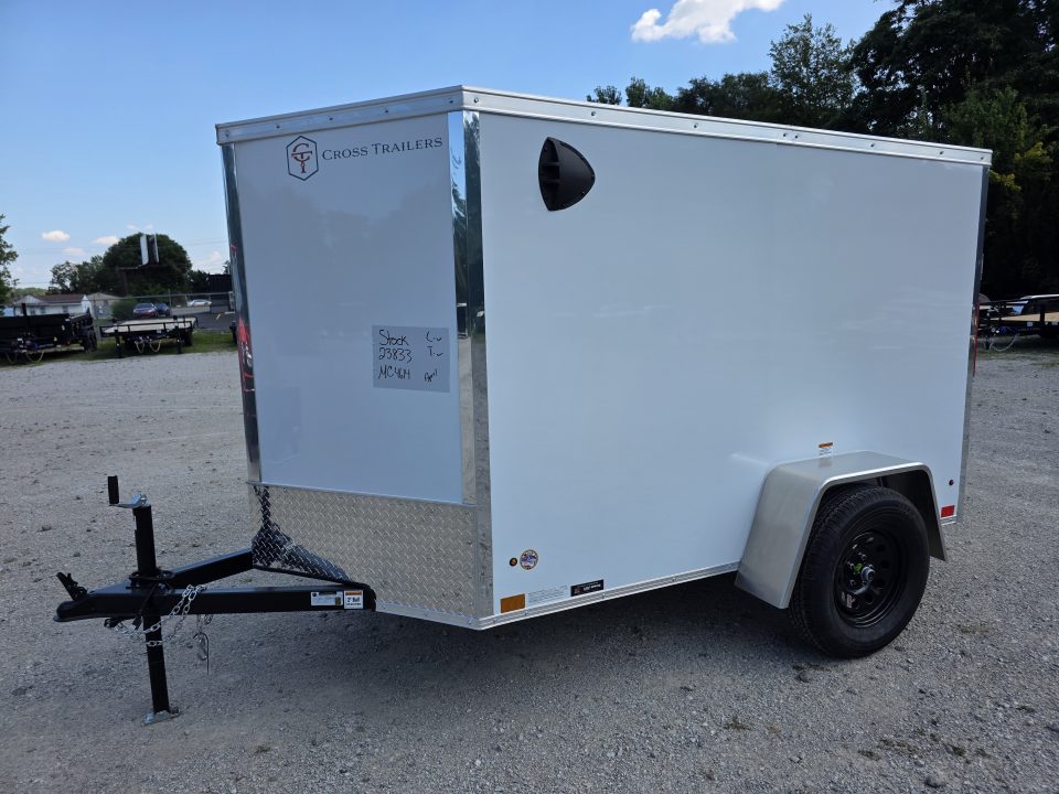 New 2026 Cross Trailers 5X8 screwless RAMP DOOR CARGO ENCLOSED TRAILER 5 X 8 Cargo / Enclosed Trailer
