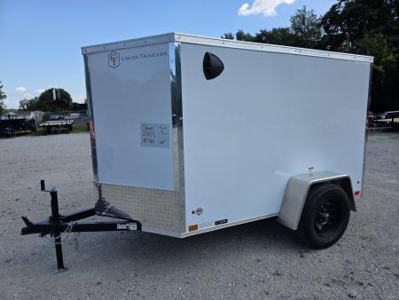 New 2026 Cross Trailers 5X8 screwless RAMP DOOR CARGO ENCLOSED TRAILER 5 X 8 Cargo / Enclosed Trailer