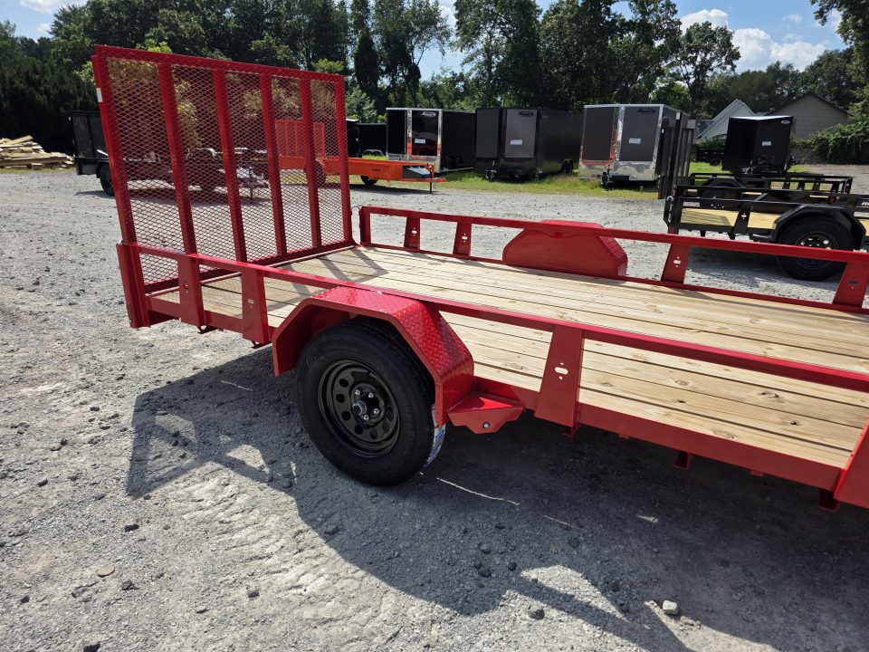 New 2026 Rice Trailers 76X14 6'4X14 SXS QUAD ATV UTV GOLF CART MOWER Utility Trailer
