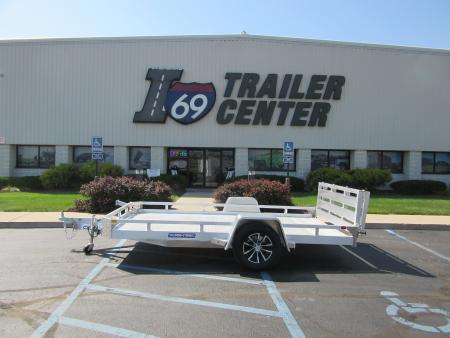 New 2026 Sure-Trac 7 x 12 ST-LSA8212-030 Aluminum Low Side Utility Trailer 3K
