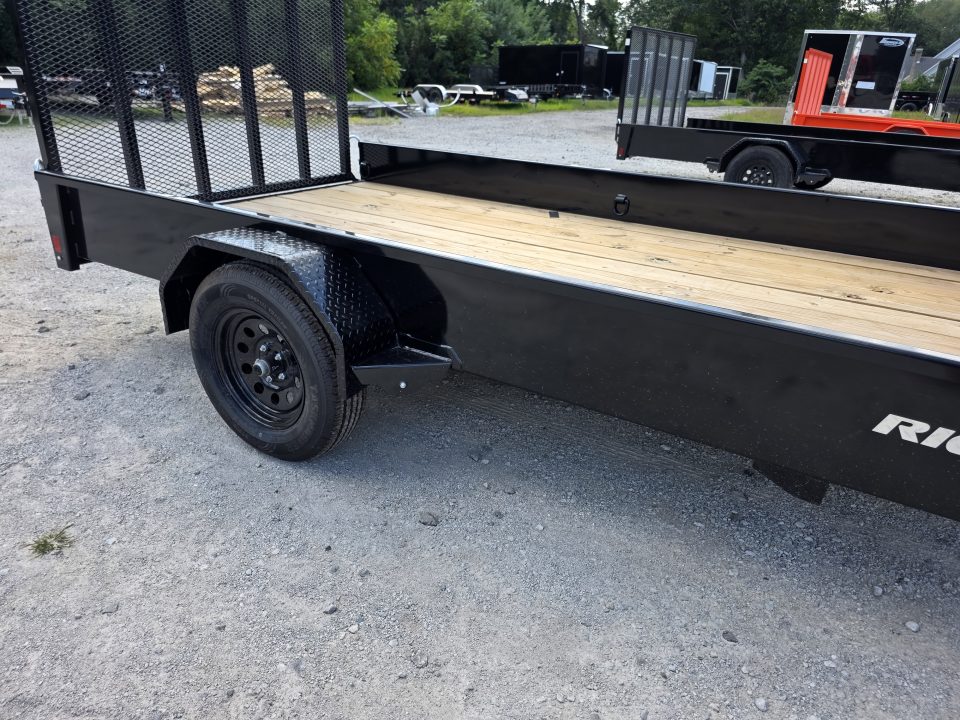 New 2026 Rice Trailers 76X14 6'4X12 SXS QUAD ATV UTV GOLF CART MOWER Utility Trailer