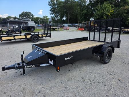 New 2026 Rice Trailers 76X14 6'4X12 SXS QUAD ATV UTV GOLF CART MOWER Utility Trailer