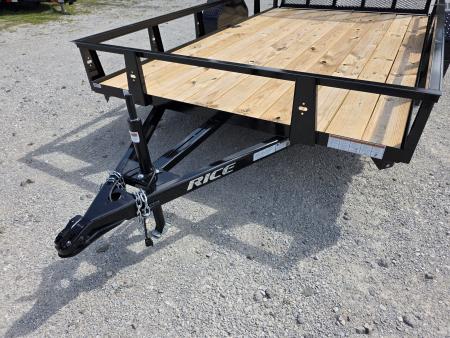 New 2026 Rice Trailers 82X12 6'10X12 SXS QUAD ATV UTV GOLF CART MOWER Utility Trailer