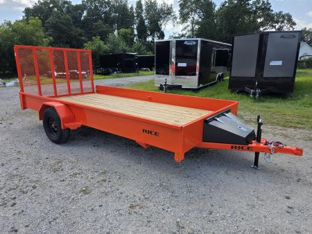New 2026 Rice Trailers 82X14 6'10X14 SXS QUAD ATV UTV GOLF CART MOWER Utility Trailer 82 X 14