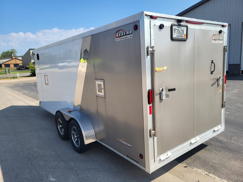 Used 2015 Legend Trailers 7x23 Snowmobile Trailer