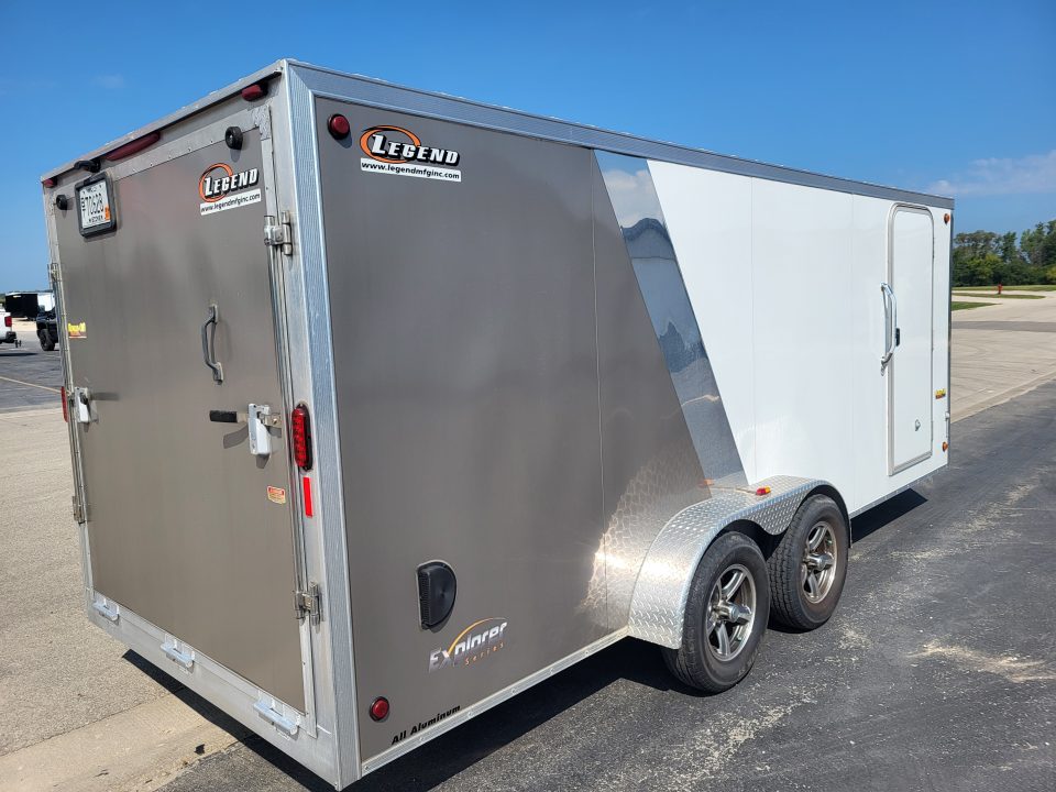 Used 2015 Legend Trailers 7x23 Snowmobile Trailer