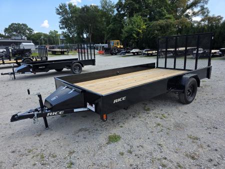 New 2026 Rice Trailers 82X14 6'10X14 SXS QUAD ATV UTV GOLF CART MOWER Utility Trailer 82 X 14