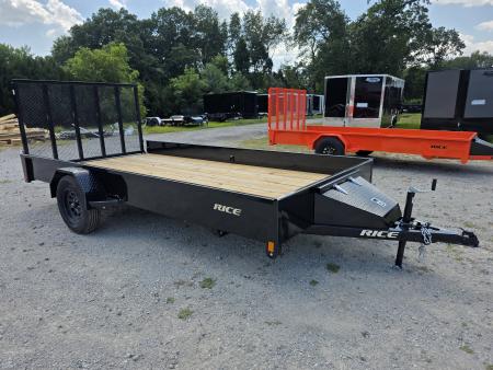 New 2026 Rice Trailers 82X14 6'10X14 SXS QUAD ATV UTV GOLF CART MOWER Utility Trailer 82 X 14