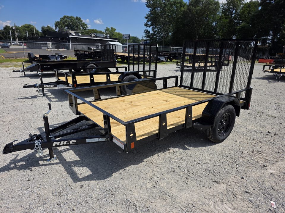 New 2026 Rice Trailers 76X10 6'4X10 SXS QUAD ATV UTV GOLF CART MOWER Utility Trailer