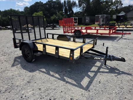 New 2026 Rice Trailers 76X10 6'4X10 SXS QUAD ATV UTV GOLF CART MOWER Utility Trailer