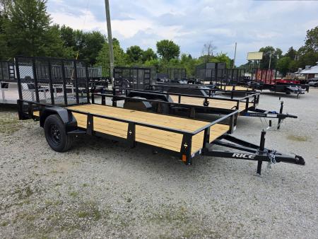 New 2026 Rice Trailers 76X14 6'4X14 SXS QUAD ATV UTV GOLF CART MOWER Utility Trailer
