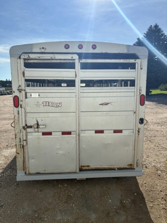 Used 2008 Titan Trailer stock Stock / Stock Combo Trailer
