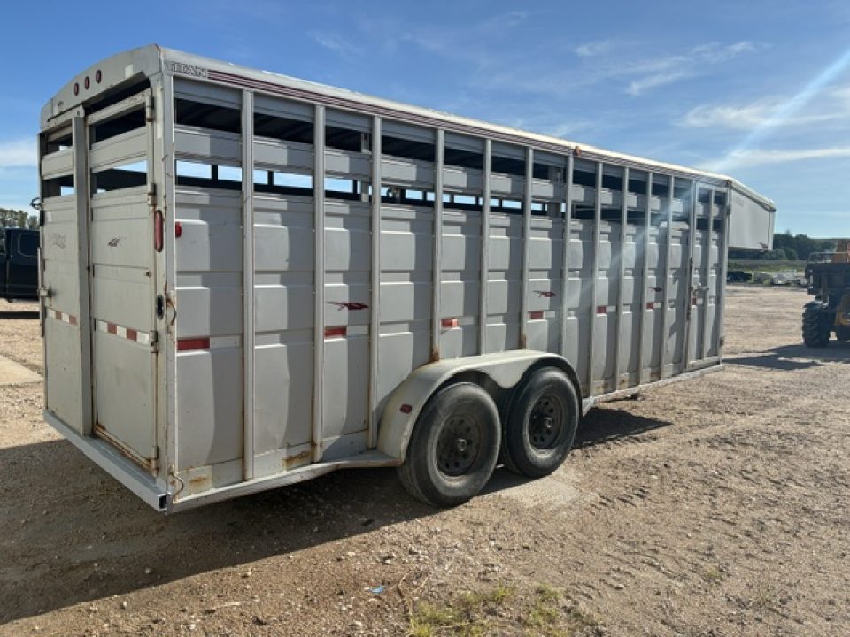 Used 2008 Titan Trailer stock Stock / Stock Combo Trailer