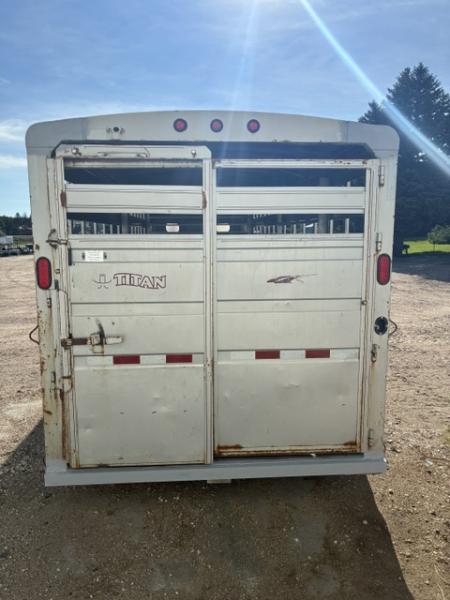 Used 2008 Titan Trailer stock Stock / Stock Combo Trailer
