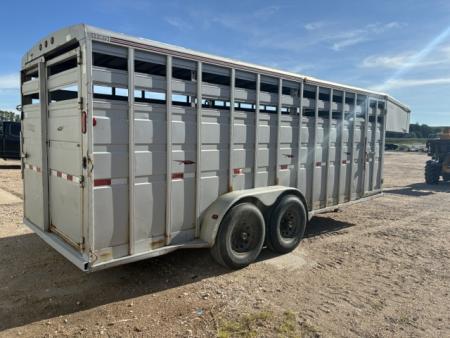 Used 2008 Titan Trailer stock Stock / Stock Combo Trailer