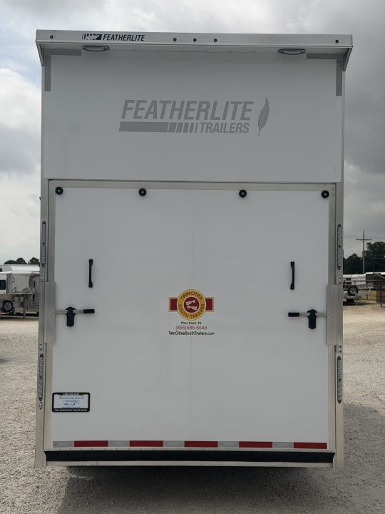 New 2026 Featherlite 24' Stacker Enclosed Car Hauler Bumper Pull Car Hauler