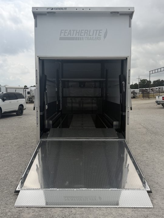 New 2026 Featherlite 24' Stacker Enclosed Car Hauler Bumper Pull Car Hauler
