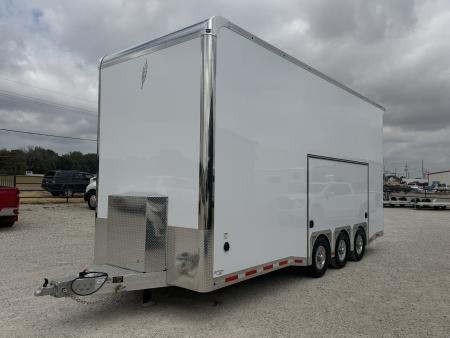 New 2026 Featherlite 24' Stacker Enclosed Car Hauler Bumper Pull Car Hauler