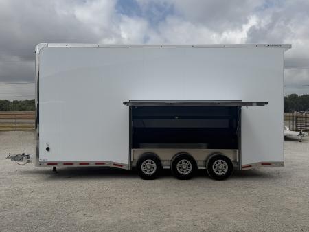 New 2026 Featherlite 24' Stacker Enclosed Car Hauler Bumper Pull Car Hauler