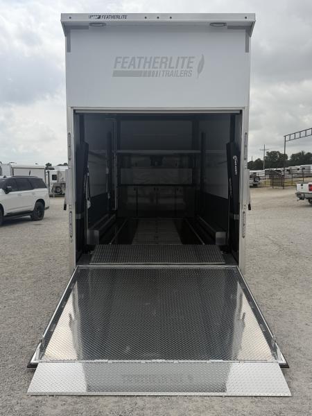 New 2026 Featherlite 24' Stacker Enclosed Car Hauler Bumper Pull Car Hauler