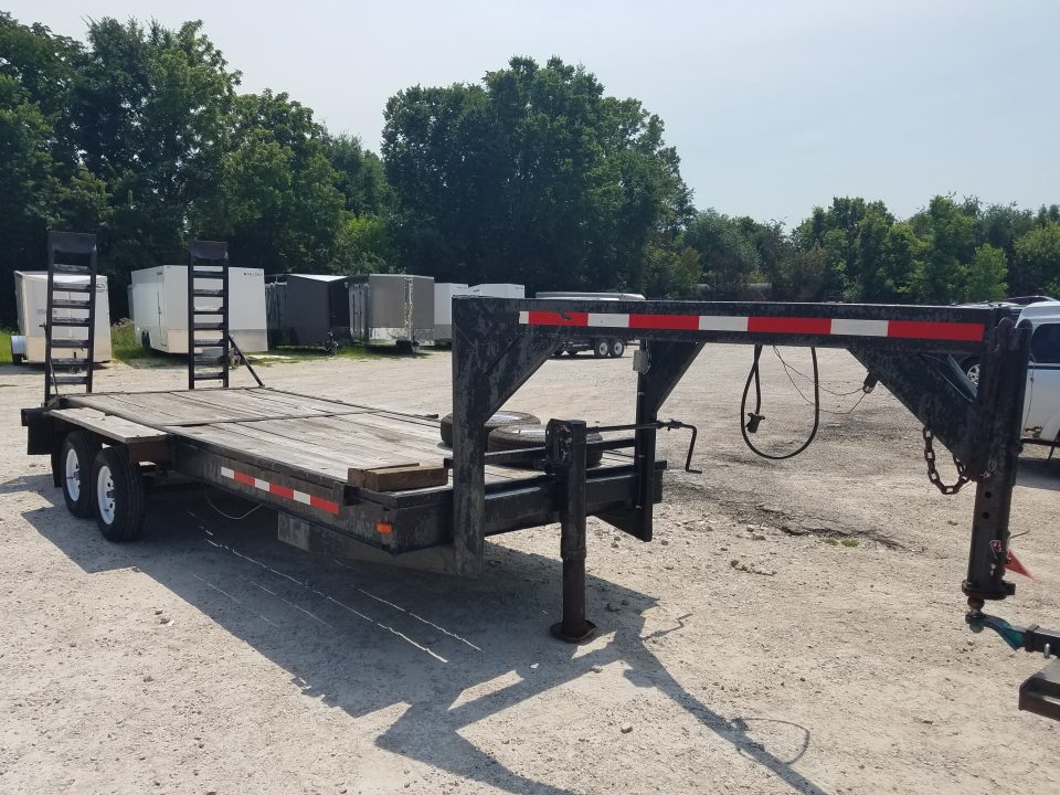 Used 2009 Homemade 77x20 Gooseneck 7K Car Hauler
