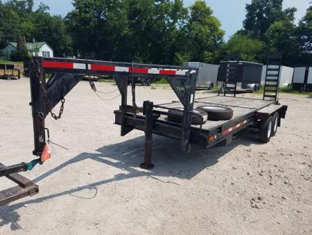 Used 2009 Homemade 77x20 Gooseneck 7K Car Hauler