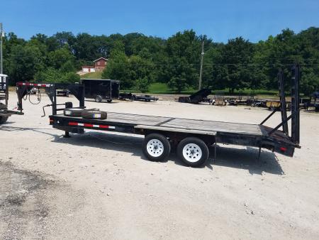 Used 2009 Homemade 77x20 Gooseneck 7K Car Hauler