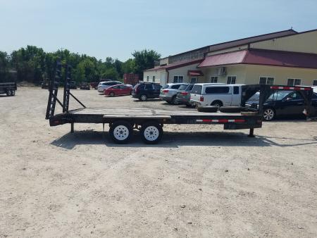 Used 2009 Homemade 77x20 Gooseneck 7K Car Hauler