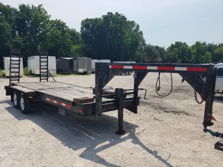 Used 2009 Homemade 77x20 Gooseneck 7K Car Hauler