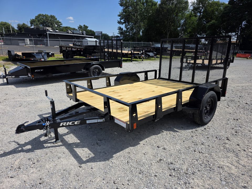 New 2026 Rice Trailers 82X10 6'10X10 SXS QUAD ATV UTV GOLF CART MOWER Utility Trailer