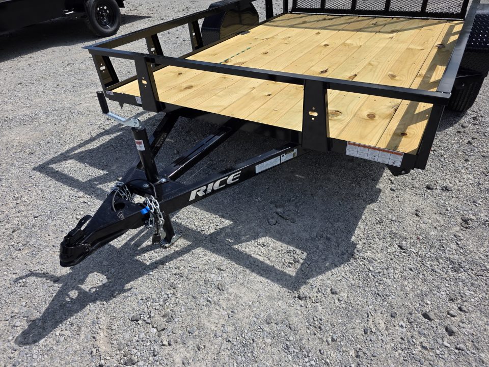 New 2026 Rice Trailers 82X10 6'10X10 SXS QUAD ATV UTV GOLF CART MOWER Utility Trailer