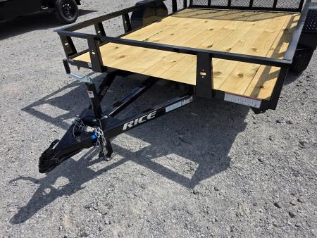 New 2026 Rice Trailers 82X10 6'10X10 SXS QUAD ATV UTV GOLF CART MOWER Utility Trailer