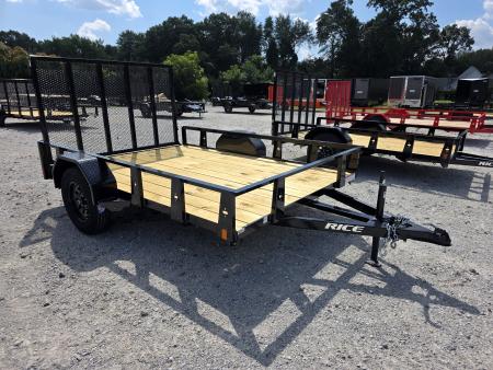 New 2026 Rice Trailers 82X10 6'10X10 SXS QUAD ATV UTV GOLF CART MOWER Utility Trailer