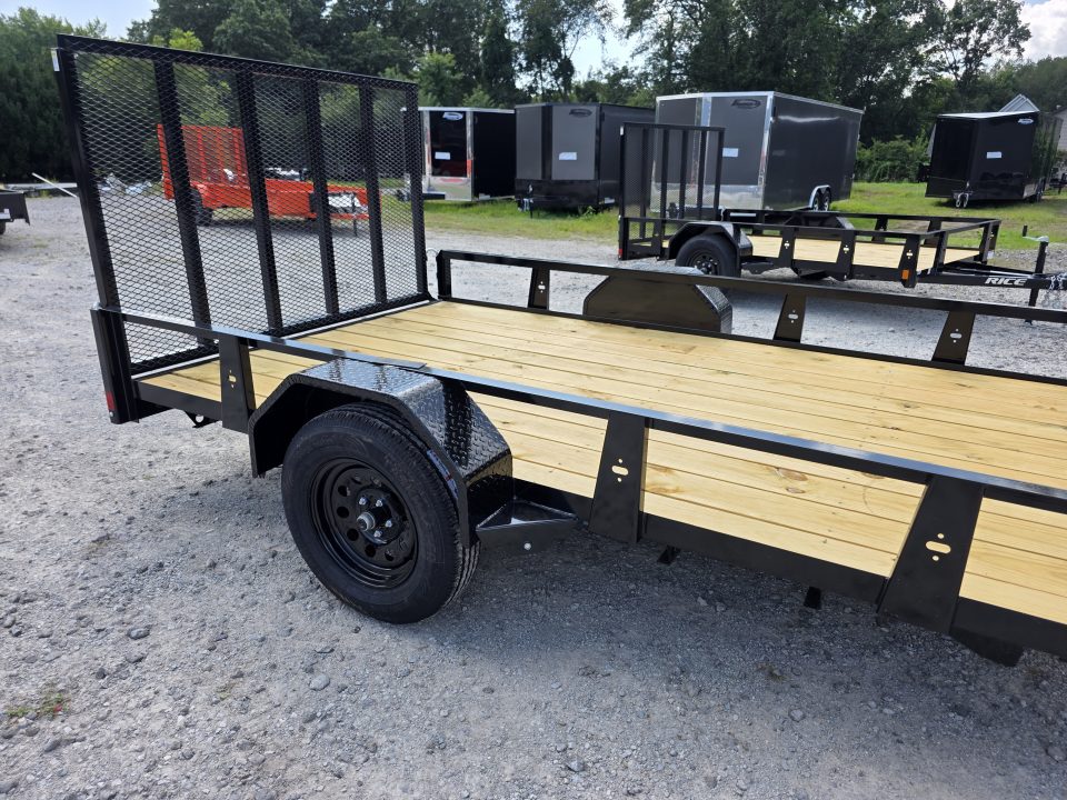 New 2026 Rice Trailers 82X12 6'10X12 SXS QUAD ATV UTV GOLF CART MOWER Utility Trailer