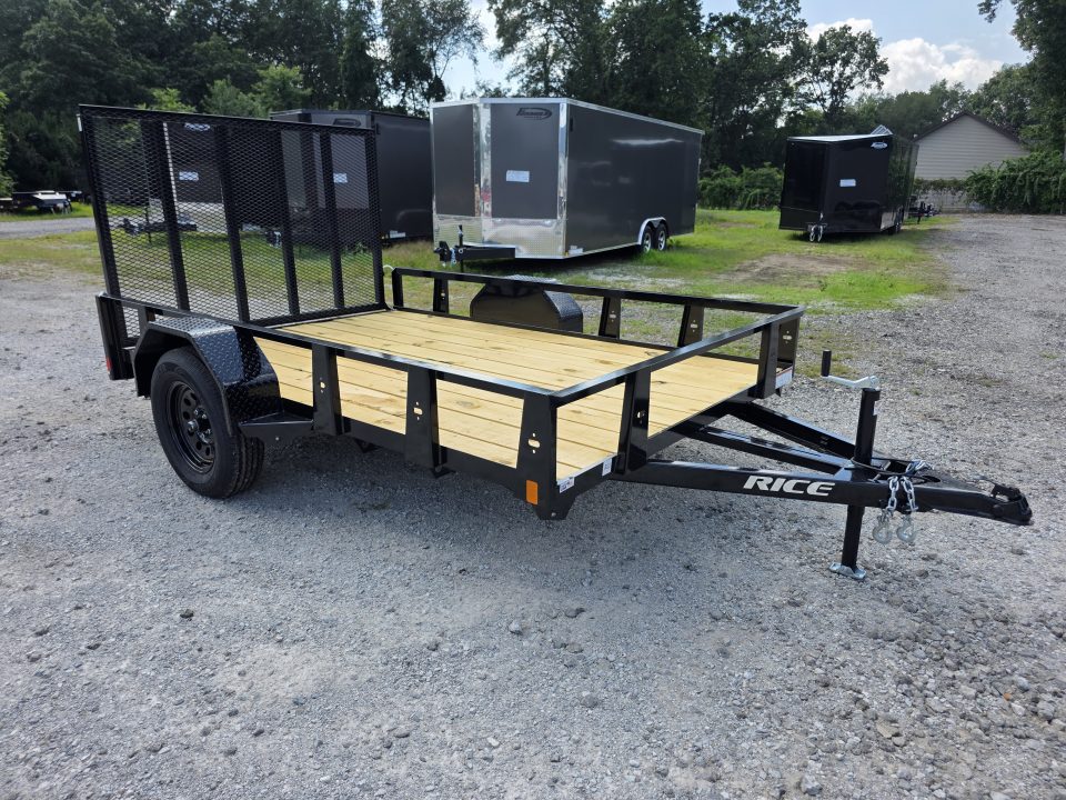 New 2026 Rice Trailers 76X10 6'4X10 SXS QUAD ATV UTV GOLF CART MOWER Utility Trailer