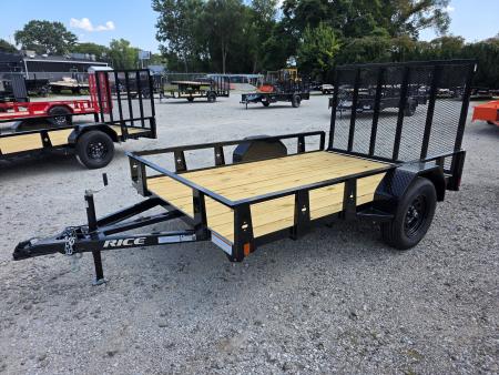 New 2026 Rice Trailers 76X10 6'4X10 SXS QUAD ATV UTV GOLF CART MOWER Utility Trailer