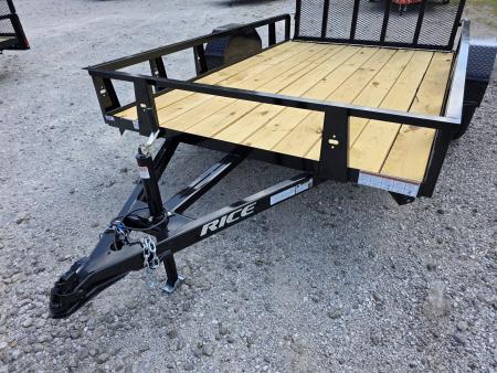 New 2026 Rice Trailers 76X10 6'4X10 SXS QUAD ATV UTV GOLF CART MOWER Utility Trailer