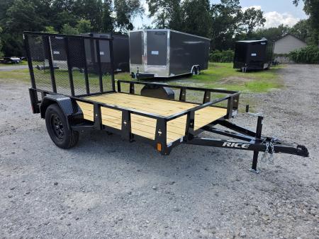 New 2026 Rice Trailers 76X10 6'4X10 SXS QUAD ATV UTV GOLF CART MOWER Utility Trailer