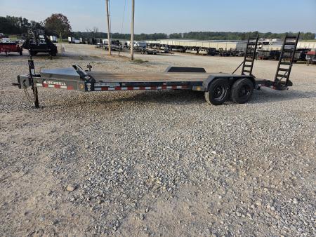 Used 2022 Iron Bull 83X22 TANDEM EQUIPMENT HAULER W/8K AXLES SELF CLEAN DOVE & STANDUP RAMPS