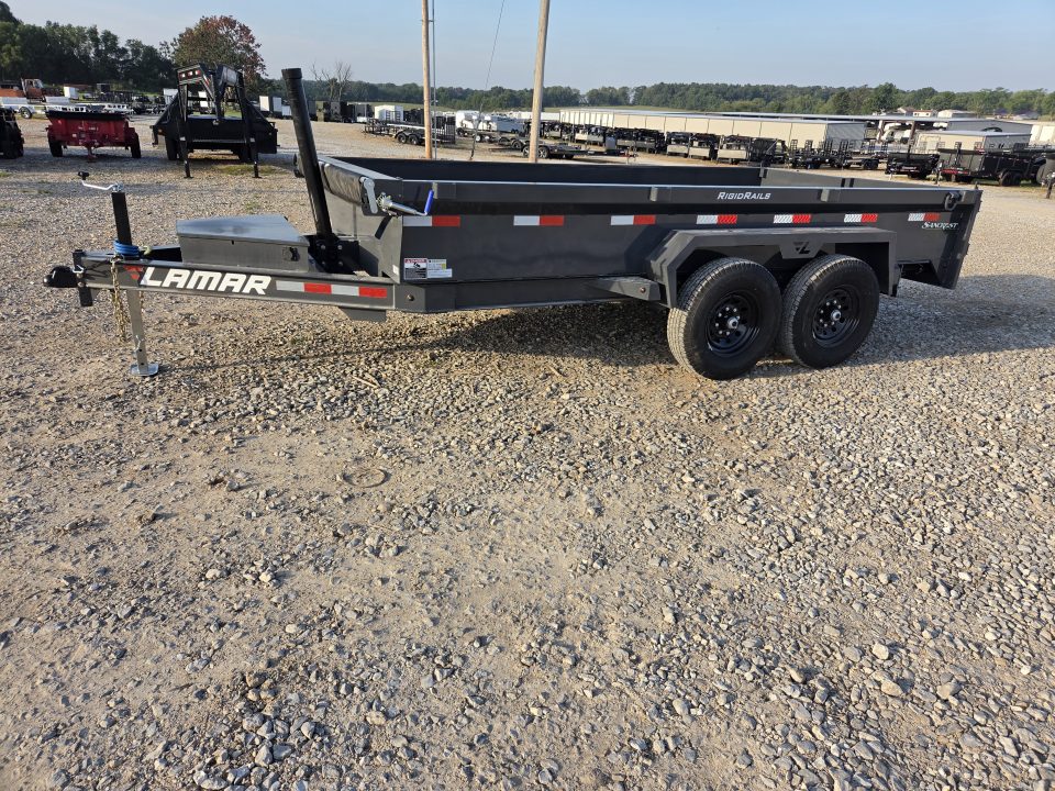 New 2027 Lamar 83X14 TANDEM 14K TELESCOPIC DUMP W/18" SIDES