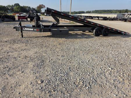 New 2027 Lamar 102X26 TANDEM DECKOVER POWER TILT W/8K AXLES & SPARE