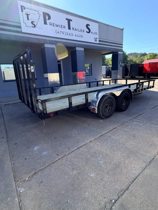 New 2027 PJ Trailers 9.9K 18' X 83" Tandem Axle Channel Utility Utility Trailer