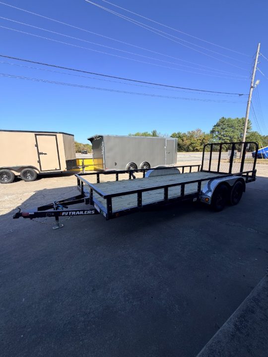 New 2027 PJ Trailers 9.9K 18' X 83" Tandem Axle Channel Utility Utility Trailer