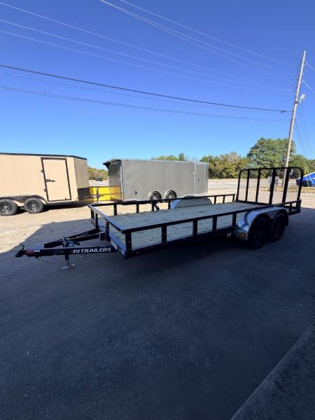 New 2027 PJ Trailers 9.9K 18' X 83" Tandem Axle Channel Utility Utility Trailer