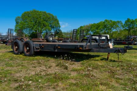 Used 2004 MEB 7 x 18 Flatbed Trailer