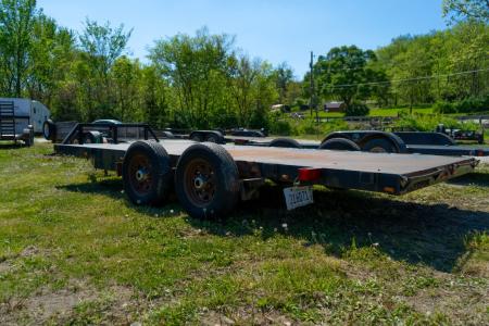 Used 2004 MEB 7 x 18 Flatbed Trailer