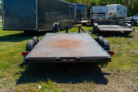 Used 2004 MEB 7 x 18 Flatbed Trailer
