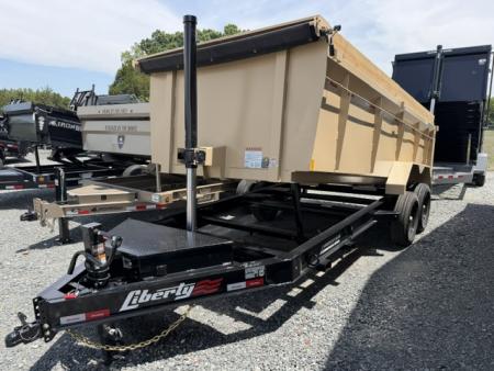 New 2026 Liberty 4' side Dump Trailer -16'